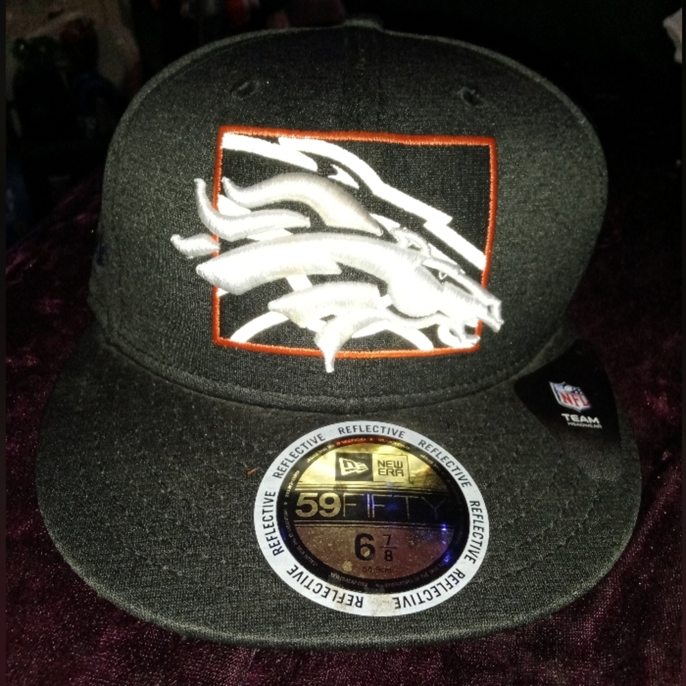 New Era Black and Gray Denver Broncos Hat